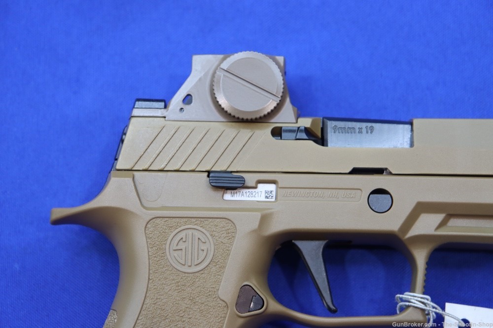 Sig Sauer Model M17X Pistol w/ ROMEO M17 Optic 9MM 21RD Mags FDE M17 X NEW-img-8