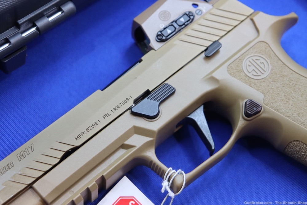 Sig Sauer Model M17X Pistol w/ ROMEO M17 Optic 9MM 21RD Mags FDE M17 X NEW-img-3