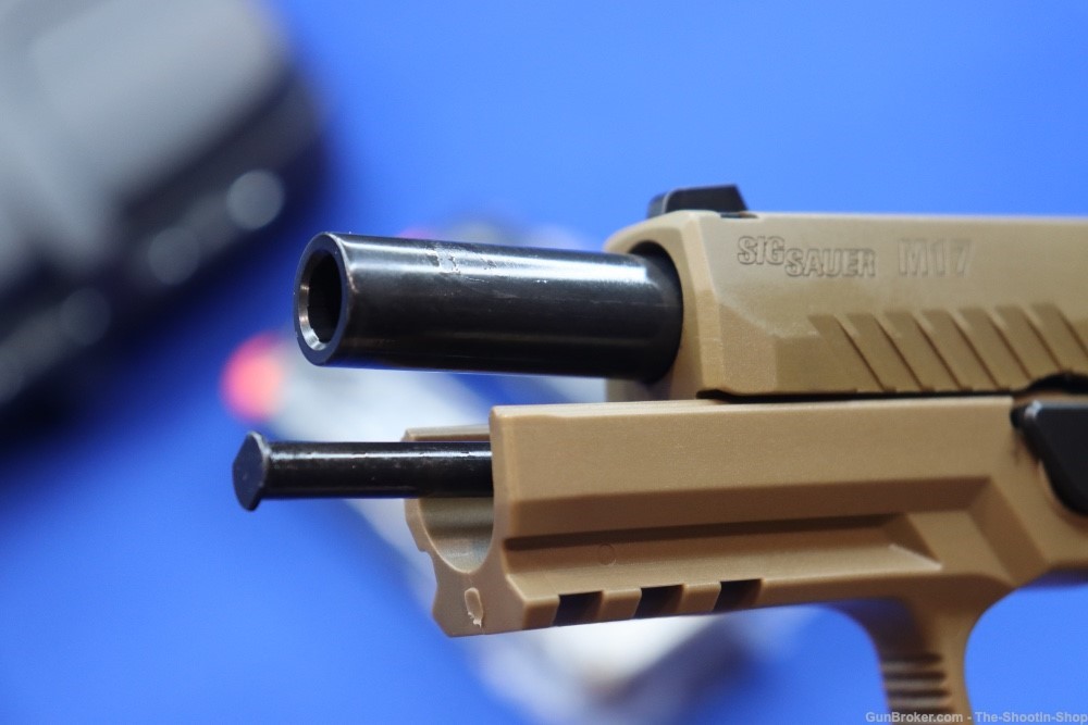Sig Sauer Model M17X Pistol w/ ROMEO M17 Optic 9MM 21RD Mags FDE M17 X NEW-img-26