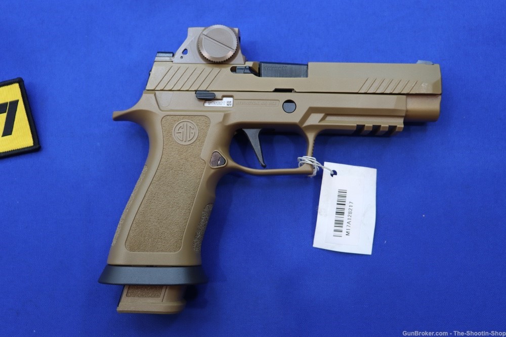 Sig Sauer Model M17X Pistol w/ ROMEO M17 Optic 9MM 21RD Mags FDE M17 X NEW-img-6