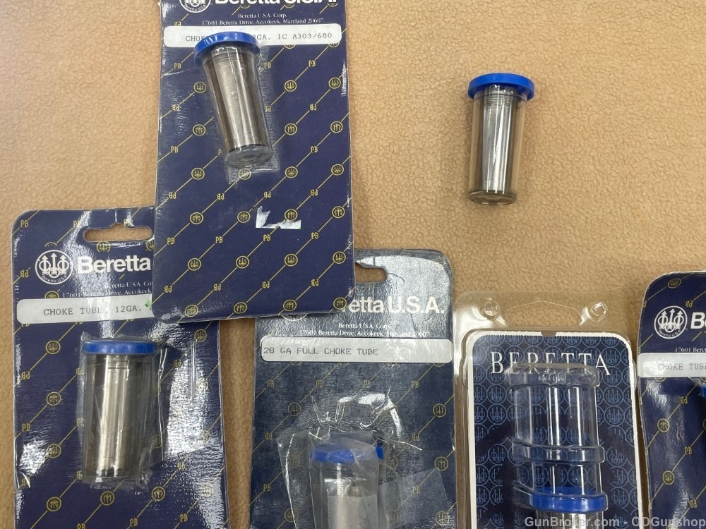 Beretta Choke Tubes LOT 19 Pieces New Old Stock Optima -img-1