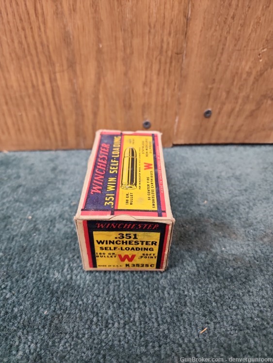 Winchester .351 Winchester, Full Box, 180gr-img-1