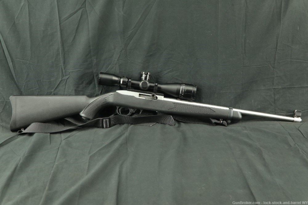 Sturm Ruger 10/22 Stainless Synthetic 18.5” 22LR Rimfire Rifle w/ BSA Scope-img-3
