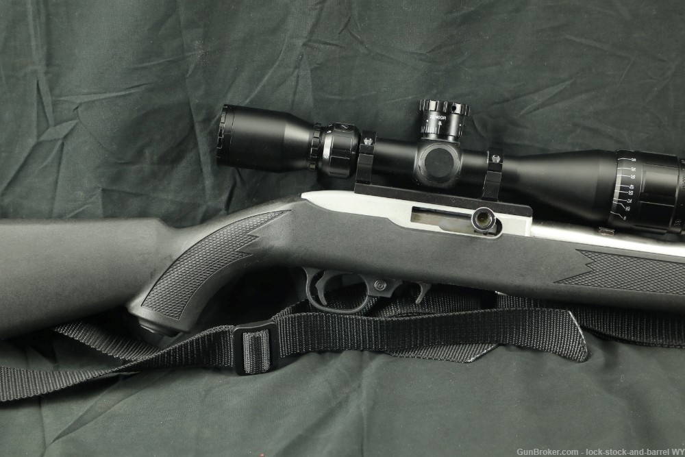 Sturm Ruger 10/22 Stainless Synthetic 18.5” 22LR Rimfire Rifle w/ BSA Scope-img-5