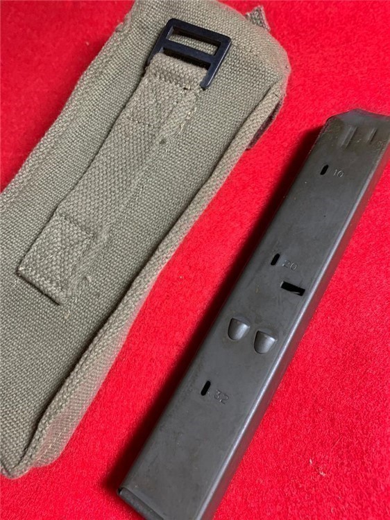 Authentic IMI UZI Pouch & 32 Round Mag -img-0