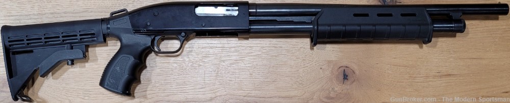Mossberg Maverick Model 88 12GA 18.5" Pump Action Shotgun 12 GA 3" Chamber -img-4