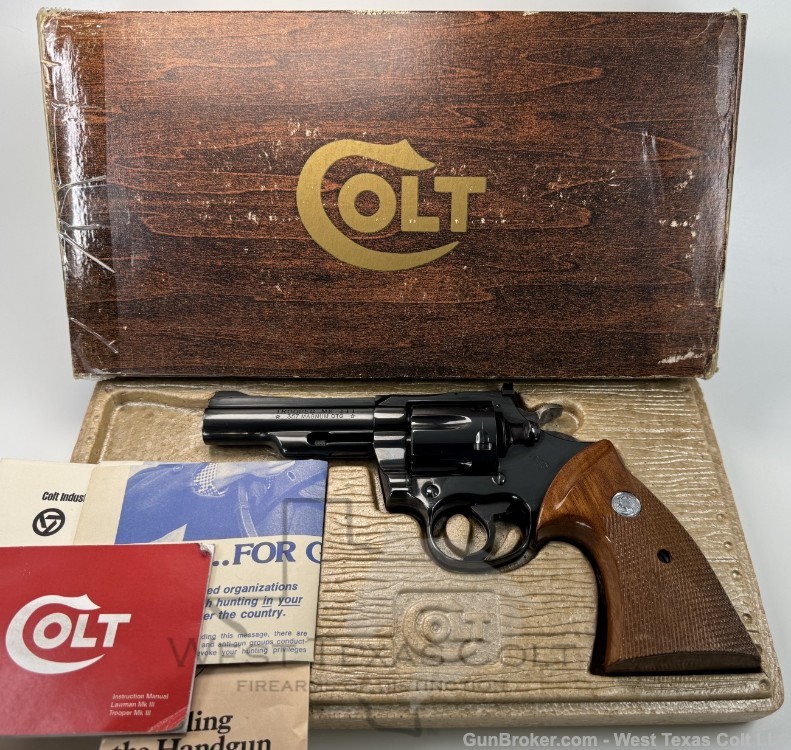 Colt Trooper MKIII 1973 Production 4" Beautiful Condition In The Box-img-26