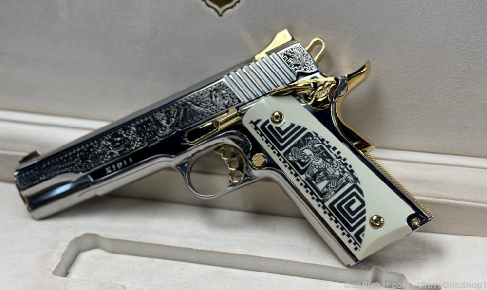 Kimber "AZTEC TEMPLE"  STS II .38 Super Stainless 5" Custom -img-4