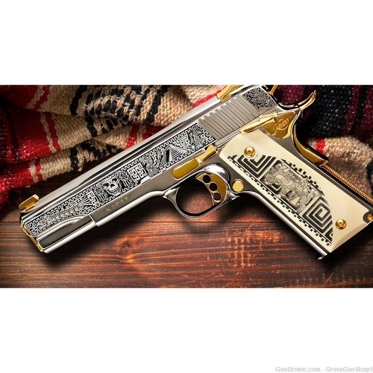 Kimber "AZTEC TEMPLE"  STS II .38 Super Stainless 5" Custom -img-1