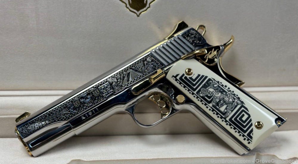 Kimber "AZTEC TEMPLE"  STS II .38 Super Stainless 5" Custom -img-5