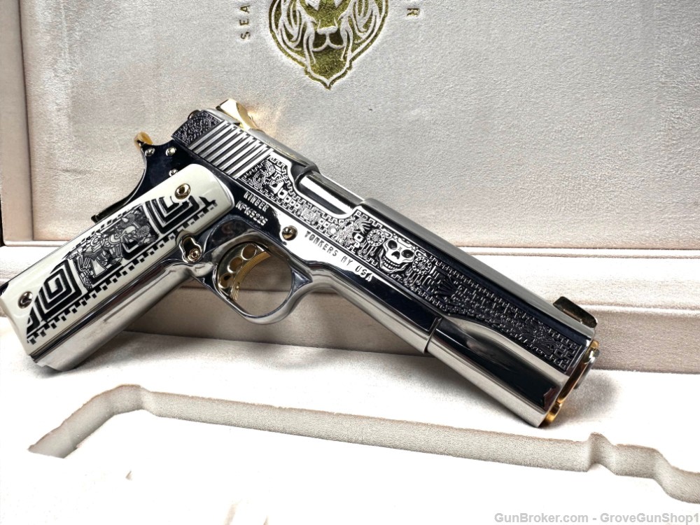 Kimber "AZTEC TEMPLE"  STS II .38 Super Stainless 5" Custom -img-3