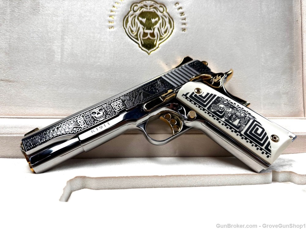Kimber "AZTEC TEMPLE"  STS II .38 Super Stainless 5" Custom -img-2