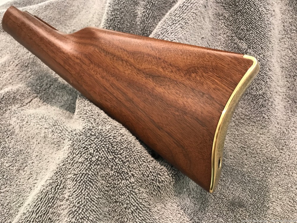 Henry Big Boy Stock Rifle Walnut Brass New -img-1