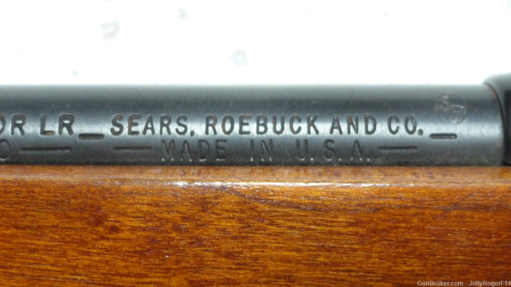 Sears Model 3T 22 Semi Auto Rifle 22LR Clone of Winchester 190-img-4