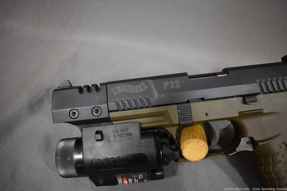 Walther P22 - .22LR Semi-Automatic Pistol w/ Extended Barrel & Laser/Light-img-5