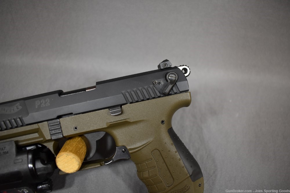 Walther P22 - .22LR Semi-Automatic Pistol w/ Extended Barrel & Laser/Light-img-6