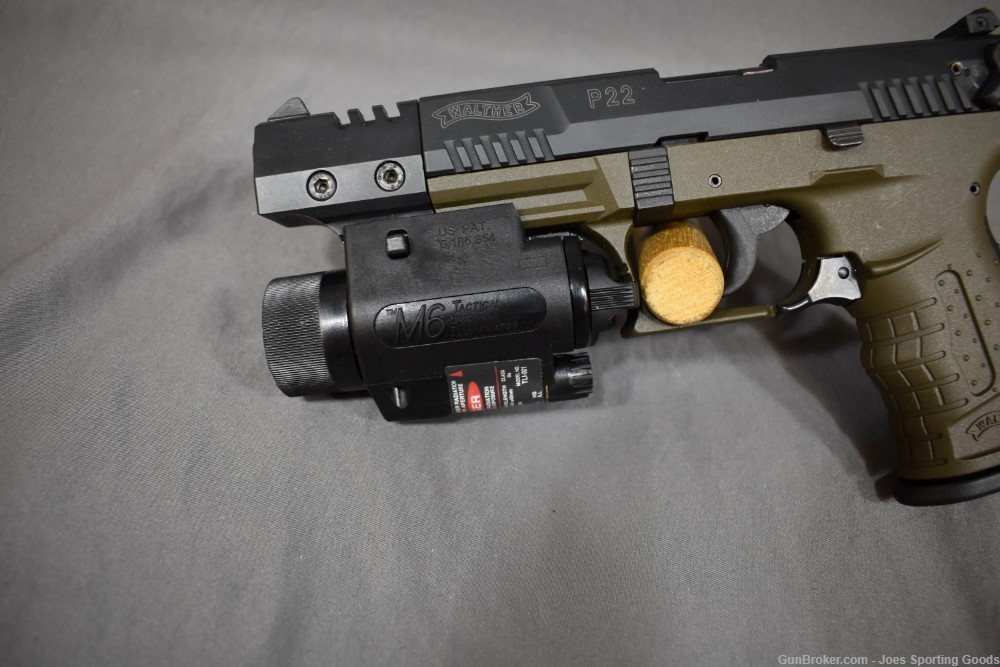 Walther P22 - .22LR Semi-Automatic Pistol w/ Extended Barrel & Laser/Light-img-8