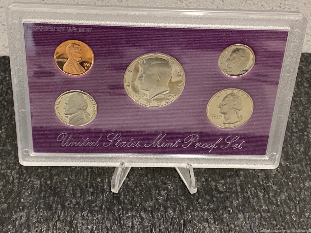 Beautiful 1990 United States Mint Proof Set-img-0