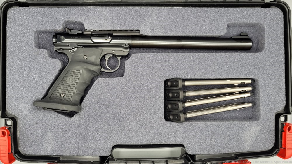 Ruger Mark IV Target .22LR 10" Semi Auto Rimfire Pistol Black .22 LR 10+1-img-0