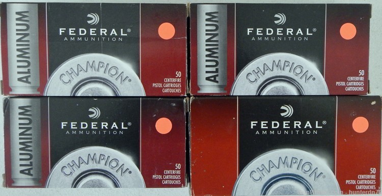 Federal Champion 45 Auto, 45 ACP, 230 gr. FMJ, Aluminum & Brass. 200 rds.-img-5