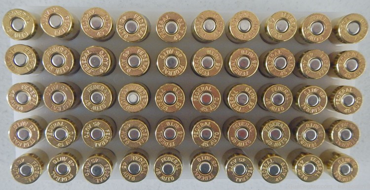 Federal Champion 45 Auto, 45 ACP, 230 gr. FMJ, Aluminum & Brass. 200 rds.-img-3