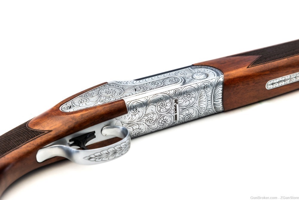 GFORCE ARMS GF5 BUSINESS CLASS 12GA  28" SILVER & GOLD, WALNUT-img-2