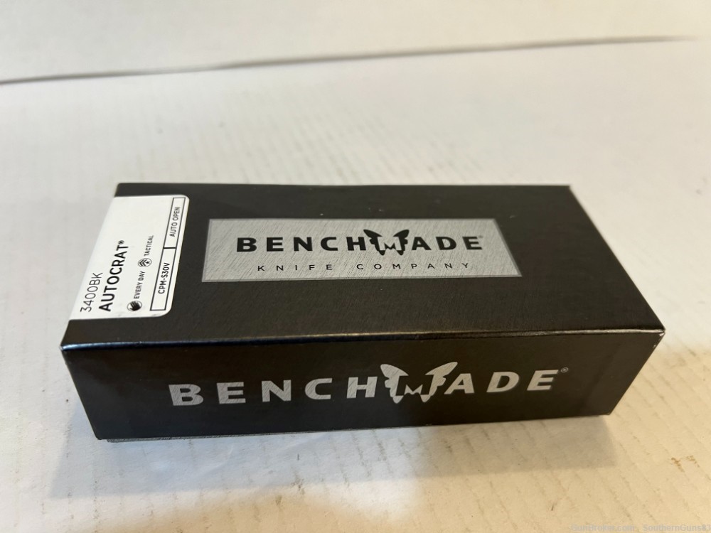 Benchmade 3400BK Autocrat AUTO OTF Knife, Black G10 Handles  #1-img-5