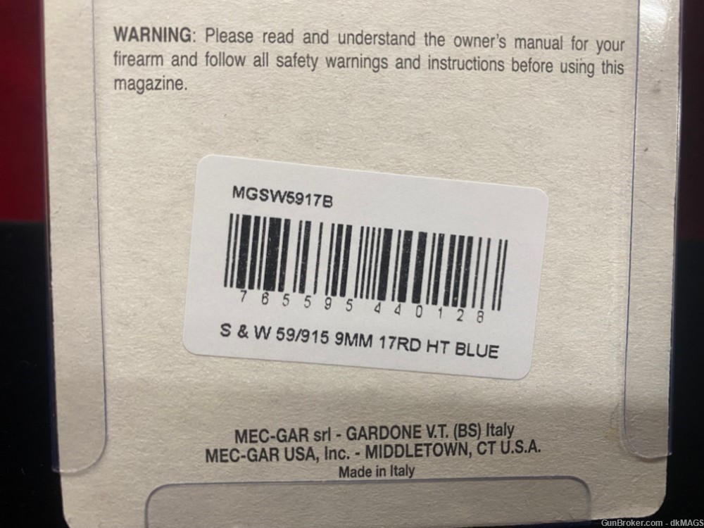 2 Smith & Wesson 59 Series Magazines For S&W 5906 5903 915 9mm 17Rd-img-4