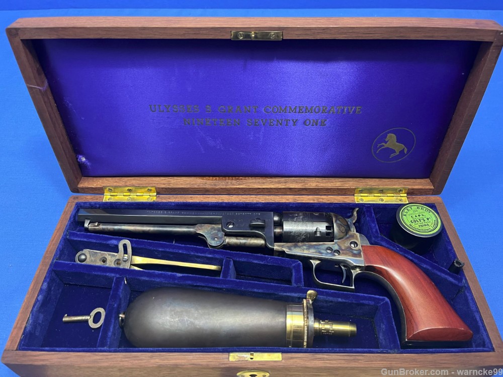 New Old Stock 1851 Colt Navy Percussion Revolver, Gen Ulysses S. Grant -img-1