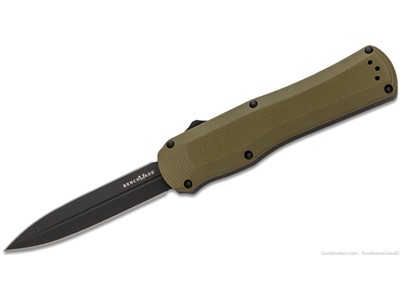 Benchmade 3400BK-1 Autocrat AUTO OTF Knife OD Green G10 Handles  #2