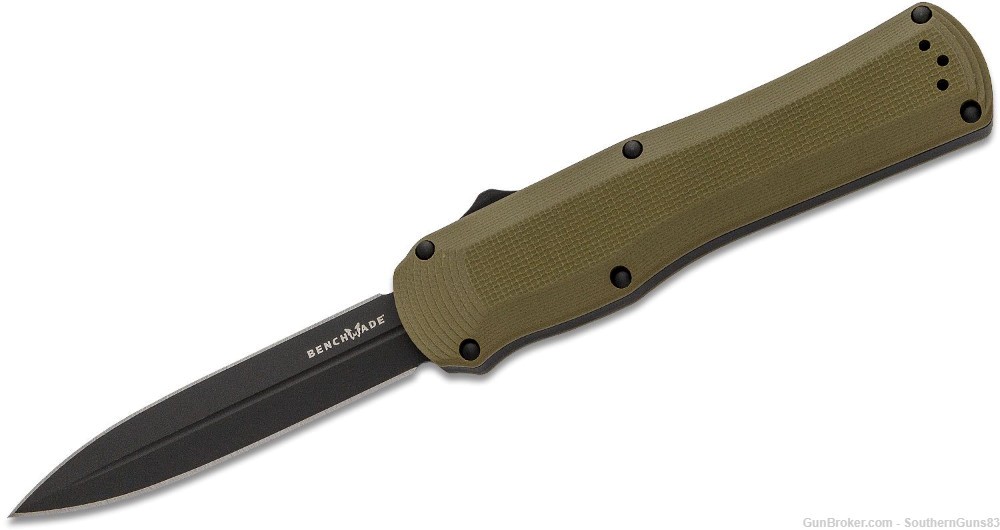 Benchmade 3400BK-1 Autocrat AUTO OTF Knife OD Green G10 Handles #3-img-0