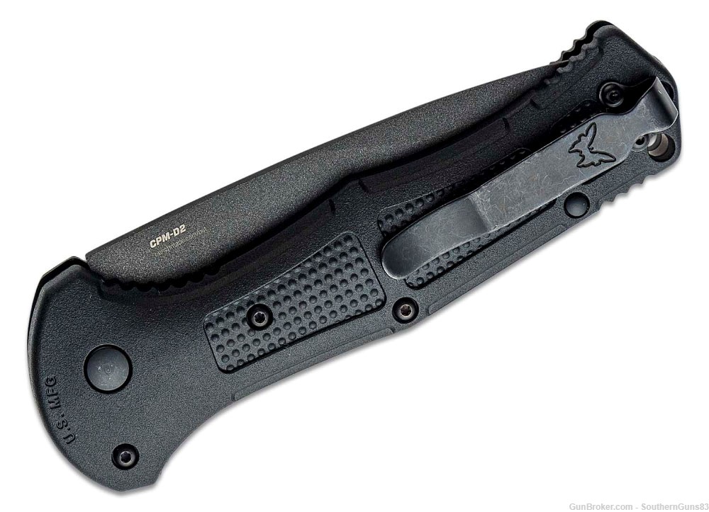 Benchmade 9070BK Claymore AUTO Plain Blade, Black Grivory Handle  #8-img-2