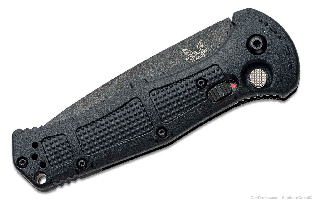 Benchmade 9070BK Claymore AUTO Plain Blade, Black Grivory Handle  #8-img-1