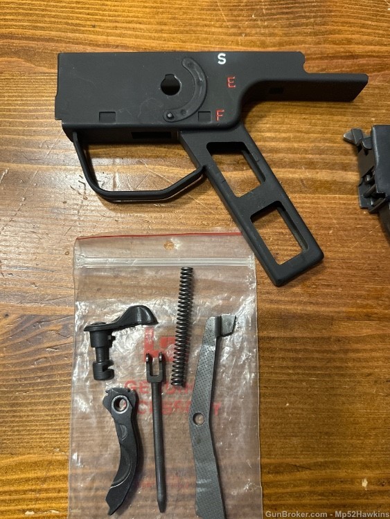 H&K heckler & koch G3 trigger group battle & mp5 k - internals 2nd w/parts-img-1