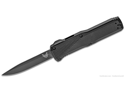 Benchmade 4600DLC Phaeton AUTO OTF Knife Black Aluminum Handles #11
