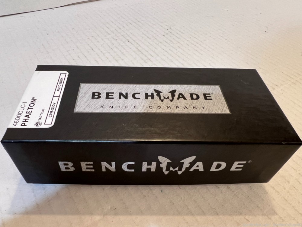 Benchmade 4600DLC Phaeton AUTO OTF Knife Dark Earth Aluminum Handles #12-img-6