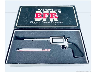 Magnum Research BFR 500 S&W Stainless SA Revolver 8" Barrel in Original Box