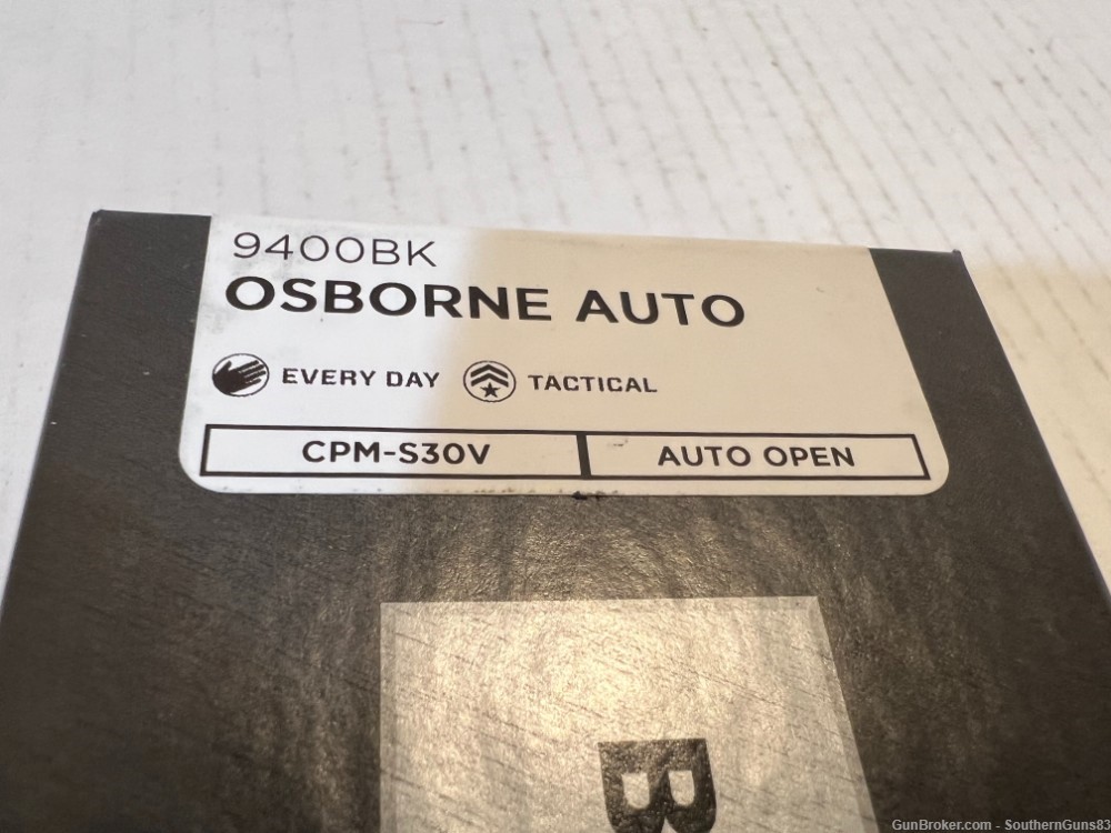 Benchmade 9400BK Osborne AUTO Folding Knife, Green Aluminum Handles #14-img-5