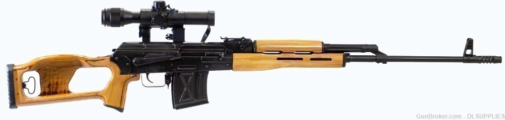 ROMARM-VUGIR (CENTURY) PSL54 DMR DRAGUNOV CLONE W/ OPTIC 24.5" BBL 7.62X54 -img-0