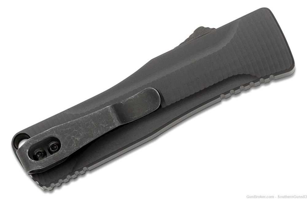 Benchmade 4850 Om OTF AUTO Knife, Black Aluminum Handles #15-img-3