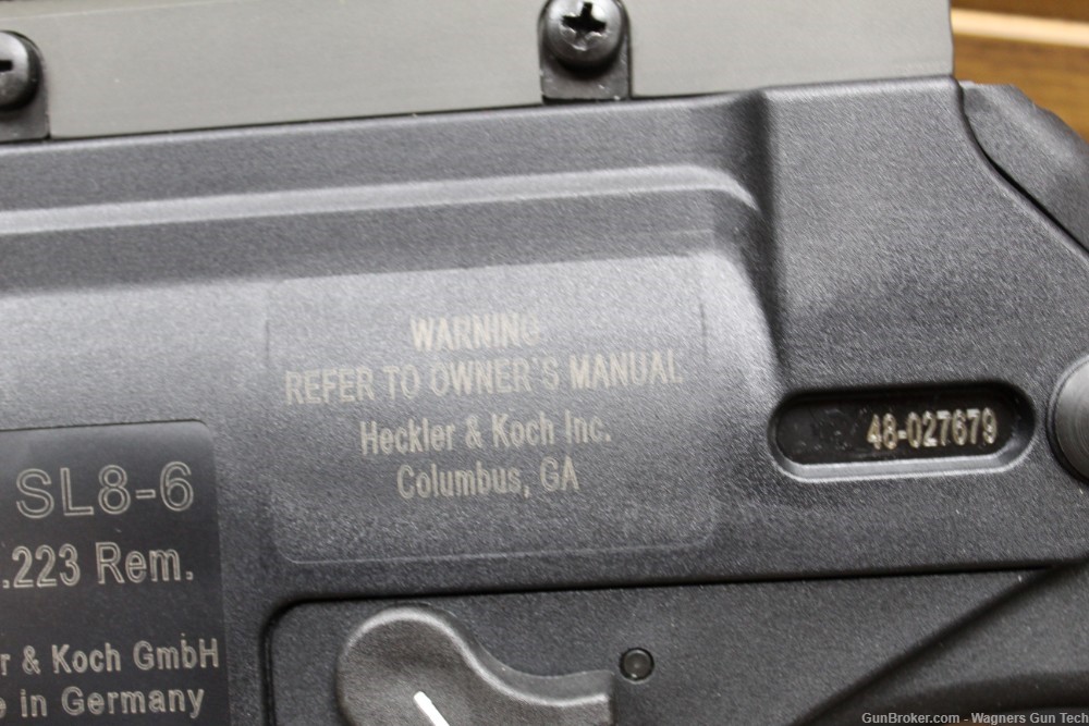 HK SL8 - 6 .223 Remington Heckler & Koch No Reserve-img-6