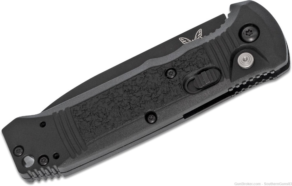 Benchmade Casbah AUTO Folding Knife, Black Textured Grivory Handles #16-img-1