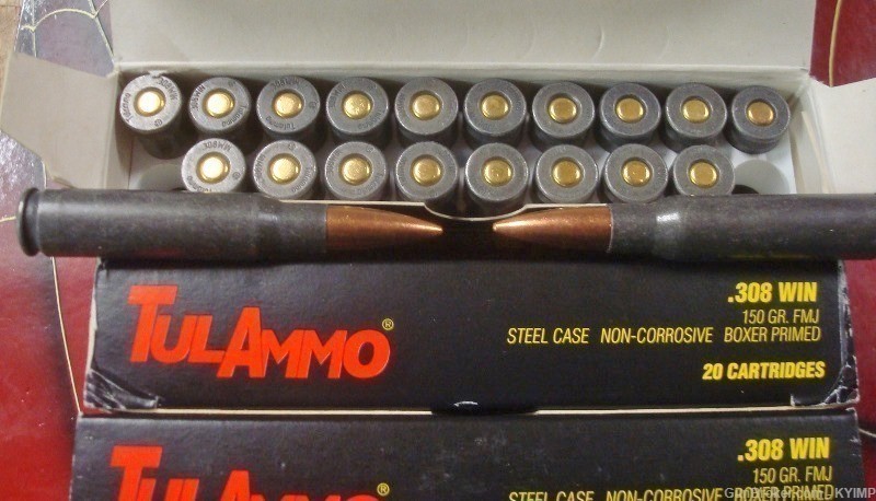 200 TULA .308 FMJ 150 grain Factory NEW Russian ammunition BANNED-img-2