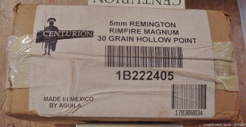 100 Aguila 5mm Rimfire Magnum CENTURION 30 gr JHP 1B222405-img-8