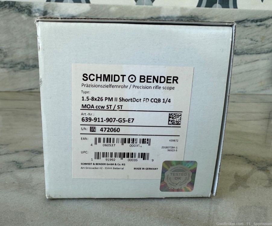 Schmidt Bender ShortDot Rare 1.5-8x26 w/ CQB Retcile, 34MM Tube-img-3
