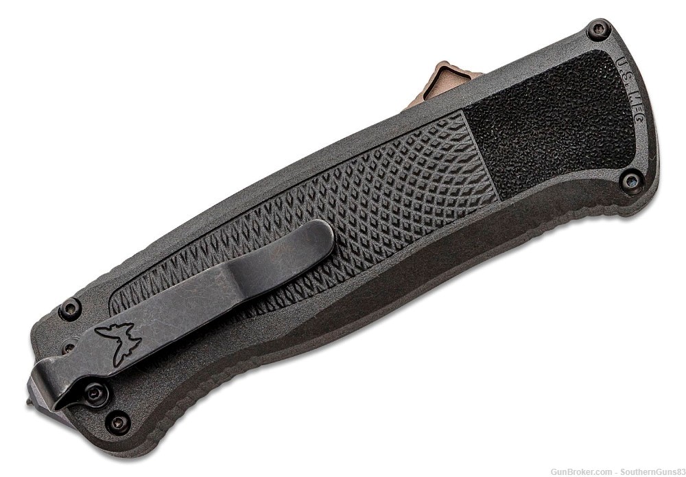 Benchmade 5370FE Shootout OTF AUTO CPM-CruWear Flat Earth Tanto Blade #17-img-2