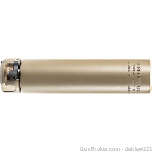 Surefire SOCOM556-RC2-DE FDE Suppressor LayAway Option Silencer-img-1