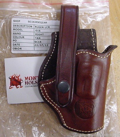 Montezuma Field Holster Ruger LCR  Tan -img-0