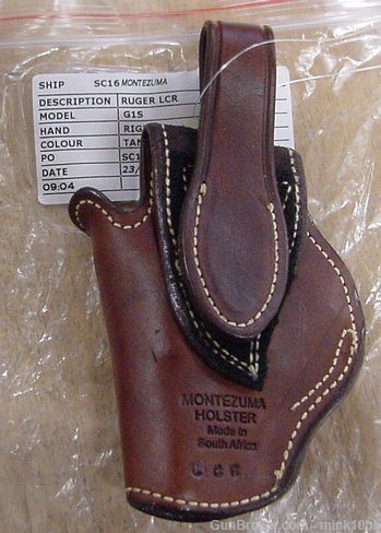 Montezuma Field Holster Ruger LCR  Tan -img-1