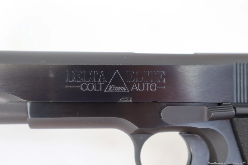 Rare Like New Colt Delta Elite 1911 10mm Semi Auto Pistol W/ Box Made 1988 -img-12
